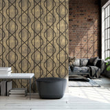 51213 Saturn Umber Brown Wallpaper