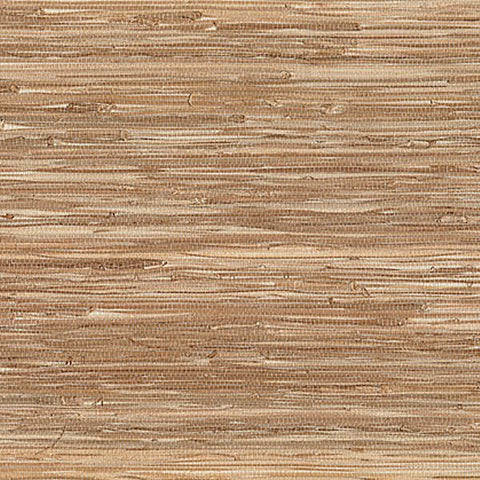 53-65670 Sora Taupe Grasscloth Wallpaper 