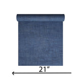 53110 Navy blue teal bronze faux fabric texture abstract cross hatched lines wallpaper
