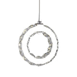 5417P20ST-R Ring LED Multi Light Pendant With Chrome Finish