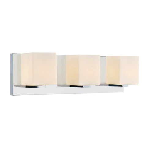 5442W20SN Cristini 3 Light Vanity Light With Satin Nickel Finish