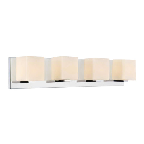 5442W26SN Cristini 4 Light Bathroom Sconce With Satin Nickel Finish