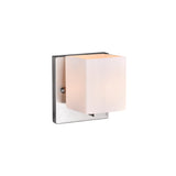 5442W6SN Cristini 1 Light Bathroom Sconce With Satin Nickel Finish