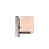 5442W6SN Cristini 1 Light Bathroom Sconce With Satin Nickel Finish