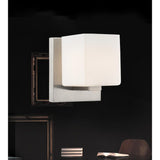 5442W6SN Cristini 1 Light Bathroom Sconce With Satin Nickel Finish