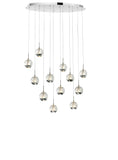 5444P34C-O Perrier 12 Light Multi Light Pendant With Chrome Finish