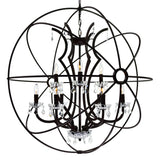 5465P42DB-12 Campechia 12 Light Up Chandelier With Brown Finish