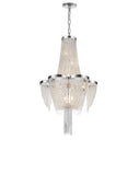 5480P14C Taylor 7 Light Down Chandelier With Chrome Finish