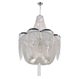 5480P22C Taylor 10 Light Down Chandelier With Chrome Finish