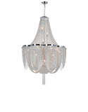 5480P22C Taylor 10 Light Down Chandelier With Chrome Finish