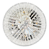 5535P20C-R Claire 12 Light Drum Shade Chandelier With Chrome Finish