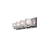 5540W25C-601 Tina 4 Light Wall Sconce With Chrome Finish