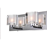 5540W25C-601 Tina 4 Light Wall Sconce With Chrome Finish