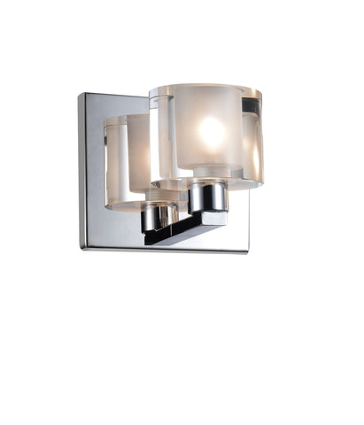 5540W5C-601 Tina 1 Light Wall Sconce With Chrome Finish