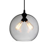 5553P12 - Smoke (2L) Glass 2 Light Down Mini Pendant With Smoke Finish