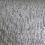 55564 Taupe gray silver metallic embossed faux cracked stria plaster texture Wallpaper
