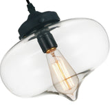 5570P11 - Clear Glass 1 Light Down Mini Pendant With Clear Finish