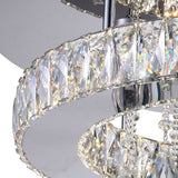 5613C20ST-R Veil LED Flush Mount With Chrome Finish