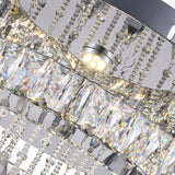 5613C20ST-R Veil LED Flush Mount With Chrome Finish