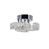 5614C11ST Vienna LED Flush Mount With Chrome Finish