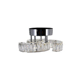 5614C11ST Vienna LED Flush Mount With Chrome Finish