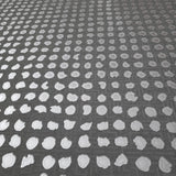 56225 Geometric Grid matte deep gray silver metallic dots textured modern wallpaper 3D
