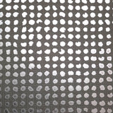 56225 Geometric Grid matte deep gray silver metallic dots textured modern wallpaper 3D
