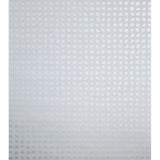 56227 Geometric Grid matte off white silver metallic dots textured modern wallpaper 3D
