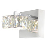 5625W5ST Milan LED Bathroom Sconce With Chrome Finish