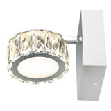 5625W5ST Milan LED Bathroom Sconce With Chrome Finish