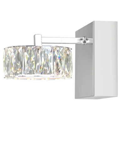 5625W5ST Milan LED Bathroom Sconce With Chrome Finish