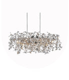 5630P37C-O Flurry 7 Light Down Chandelier With Chrome Finish