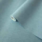 56342 Embossed Plain baby blue teal stia lines textured faux concrete modern wallpaper
