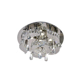 5644C22ST-R Cascata LED Flush Mount With Chrome Finish