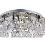 5644C22ST-R Cascata LED Flush Mount With Chrome Finish