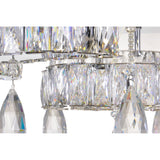 5644C22ST-R Cascata LED Flush Mount With Chrome Finish