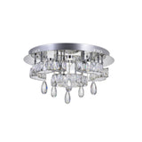 5644C22ST-R Cascata LED Flush Mount With Chrome Finish