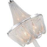 5653P20C Enchanted 6 Light Down Chandelier With Chrome Finish