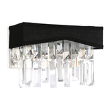 5674W10C-B Havely 2 Light Wall Sconce With Chrome Finish