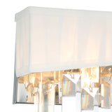 5674W10C-W Havely 2 Light Wall Sconce With Chrome Finish