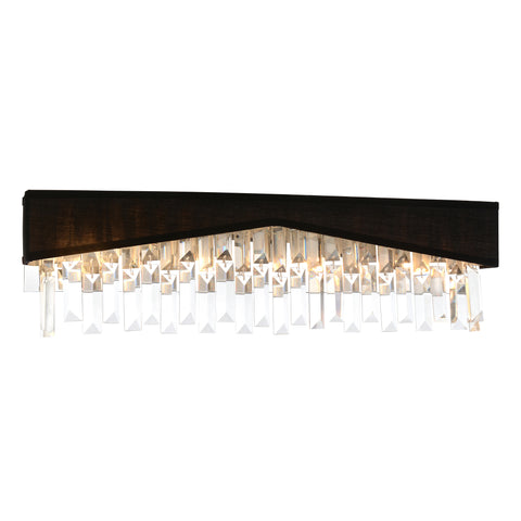 5674W24C-B Havely 4 Light Wall Sconce With Chrome Finish