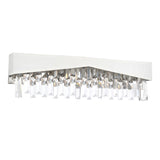 5674W24C-W Havely 4 Light Wall Sconce With Chrome Finish