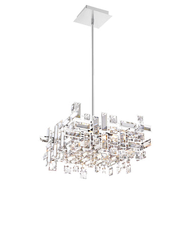 5689P14-6-S-601 Arley 6 Light Chandelier With Chrome Finish