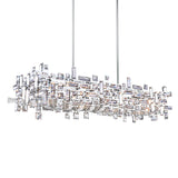 5689P35-12-601 Arley 12 Light Island Chandelier With Chrome Finish