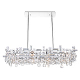 5689P35-12-601 Arley 12 Light Island Chandelier With Chrome Finish