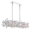 5689P35-12-601 Arley 12 Light Island Chandelier With Chrome Finish