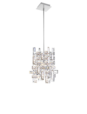 5689P6-1-S-601 Arley 1 Light Mini Chandelier With Chrome Finish