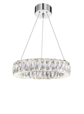 5704P16-1-601-A Juno LED Chandelier With Chrome Finish