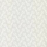 5802 Dynastic Lattice White Silver Wallpaper 