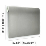 5855 Weekender Weave Glint Grey Wallpaper